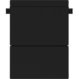SK foldajući kauč na krevet Crna 203 x 152 x 15 cm tkanina - Crna 203 x 152 x 15 cm tkanina | shoptok.hr