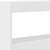 Ormarić za uzglavlje s LED svjetlima bijeli 160 x 17 x 102 cm | shoptok.hr