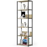 AKORD Industrijski Regal, Črna/Hrast Artisan, (5000332502) | Shoptok.si