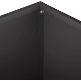  Vrtna saksija Crna 60 x 60 x 30 cm Čelična vrata - Crna 60 x 60 x 30 cm 1 | shoptok.hr