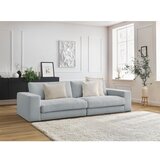 Bobochic Paris Svijetlo siva sofa od samta 274 cm Leonard – | shoptok.hr