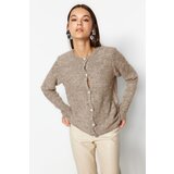 Trendyol beige Soft Textured Knitwear Cardigan with Accessories