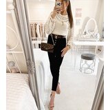 Gemre Pelat high-waisted slim black pants | shoptok.hr