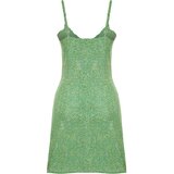 Trendyol Dark Green A-Line Mini Tie Detail Floral Patterned Woven Dress | Eponuda.ba