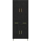  Visok predalnik s predalom Črna Orehovina 69,5 x 34 x 180 cm, (5000217480) | Shoptok.si