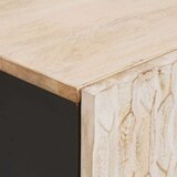  Noćni ormar 2 pcs Bijelo 40 x 33 5 x 46 cm Čvrsto drvo manga | shoptok.hr
