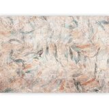  Foto tapeta - Greek laurels - faded composition with leaves on a beige patterned background 200x140 | shoptok.hr