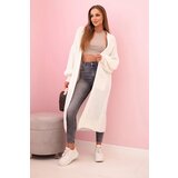 Kesi Włoski Sweater long cardigan ecru | shoptok.hr