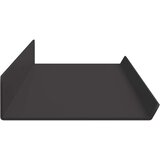  Lebdeća polica Zidne 2 pcs Crna 80 x 9 x 2,5 cm Čelik | shoptok.hr