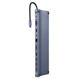 GEMBIRD EUROPE Docking station GEMBIRD USB adapter Type-C 11-in-1 multi-port adapter (USB hub + HDMI + VGA + PD + card reader + LAN + 3.5 mm audio), A-CM-COMBO11-01 Cijene