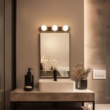  Brilagi - LED svetlo za kupatilsko ogledalo HOLLYWOOD 3xLED/3W/230V IP44 crna | Eponuda.com