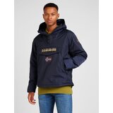 Napapijri Prehodna jakna šampanjec / marine / temno rdeča / bela | Shoptok.si
