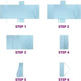 vidaXL Brisače za ležalnik 2 pcs Modra 210 x 75 cm | Shoptok.si