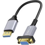 LINQ Kabel adapter DisplayPort na VGA Full HD 1080p, Črna, (5000220203) | Shoptok.si