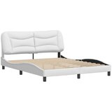 Okvir za krevet bez madraca Hvar bijeli 160x200 cm od umjetne kože | shoptok.hr