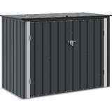  Kutija za spremanje u vrtu Crna 151,5 x 82 x 110,5 cm Čelik | shoptok.hr