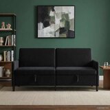 SOFA s pohranom Crna 192 x 78 x 87 cm Poliester Cene