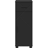  Kupaonski ormar Crna 30 x 35 x 80 cm Konstruirano drvo & Metal | Eponuda.com