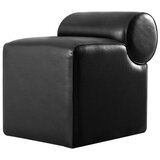 Atelier Del Sofa rohin deri puf - black black pouffe | Eponuda.com