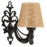 Opviq zidna lampa gloria hazeran natural black | ePonuda.com
