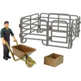  Set figurica perad s farmerom i ogradom | shoptok.hr