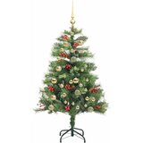  Umjetno božićno drvce 150 LED lampica Topla bijela PVC i metal | shoptok.hr