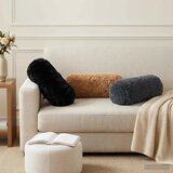  Jastuk 2 kom. HEERLEN Antracit Ø 15 x 40 cm PV flis - Antracit Ø 15 x 40 cm 2 | shoptok.hr