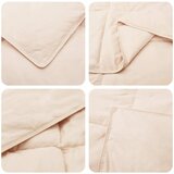  Set deka 2 kom. 135 x 220 cm Sve sezone Kapok vlakno Bež - 135 x 220 cm 50 x 50 cm | shoptok.hr