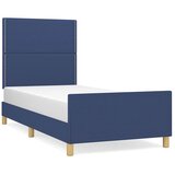  Okvir za krevet bez madraca plava 90x190cm od tkanine | shoptok.hr