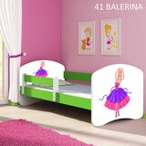  Otroška postelja ACMA z motivom, stranska zelena 140x70 cm 41 Balerina | Shoptok.si