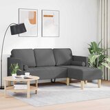  Set sofe s jastukom Tamno siva Poliester | shoptok.hr