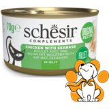 Schesir Cat Chicken With Seabass in Jelly 70g, Hrana Na Bazi Tune Sa Brancionom | ePonuda.com