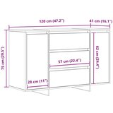  Sideboard Masivni hrast Masivna hrastovina | shoptok.hr