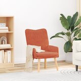 vidaXL Udobna stolica Crvena Narančasta Korduroj tkanina | shoptok.hr