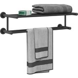  Držač za ručnike Crna 61 x 23 x 17 cm Nehrđajući čelik | shoptok.hr