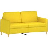  2-dijelni set sofa s jastucima svjetložuti od tkanine | shoptok.hr