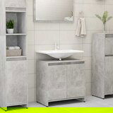 Maison Chic Kopalniška omarica - Kopalniški kabinet betonsko siva 60x33x61 cm iverna plošča, (21794608) | Shoptok.si
