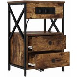  Noćni ormar s ladicama 2 pcs Dimljeni hrast 40 x 31 x 60 cm | Eponuda.ba