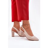 Sergio Leone Comfortable Heels On A Block Heel Cijene