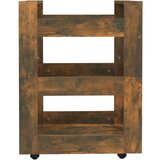 vidaXL Kuhinjska kolica boja hrasta 60 x 45 x 80 cm konstruirano drvo | shoptok.hr