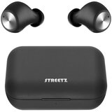 Streetz Slušalke True Wireless TWS-110 in-ear, s škatlico za polnjenje, BT5 ČRNE | Shoptok.si