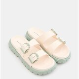 Sinsay Natikače s dva remena i ukrasnim kopčama | shoptok.hr