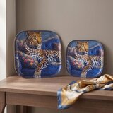 Signes Grimalt Posode za ključe Komplet 2 Pladnjev Leopard Modra Modra Cene