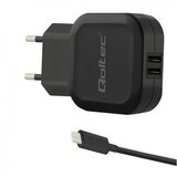 Qoltec 50188 mobile device charger Laptop, Smartphone, Smartwatch, Tablet, Telephone, Universal Black AC, DC Indoor | shoptok.hr