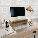 The Living Store Stojalo za ekran sonoma hrast 42x24x13 cm iverna plošča - Stojalo Za Monitor, (21485901) Cene