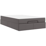  Okvir kreveta s madracem Ostalo 2 kom. Siva PVC 120 x 190 cm | shoptok.hr
