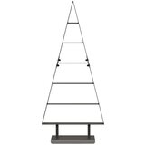 vidaXL Kovinsko božično drevesce z stojalom Črna 90 cm Jeklo | Shoptok.si