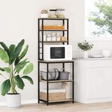 vidaXL Kuhinjska polica Sonoma hrast 60 x 40 x 168 cm Konstruiran les | Shoptok.si