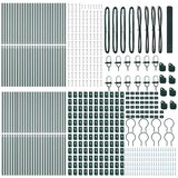  Temeljna zavarena žičana ograda 100 x 1 m Čelik premazan PVC-om | shoptok.hr