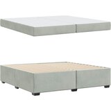  Krevetna konstrukcija Svijetlo siva 200 x 200 cm tkanina | shoptok.hr